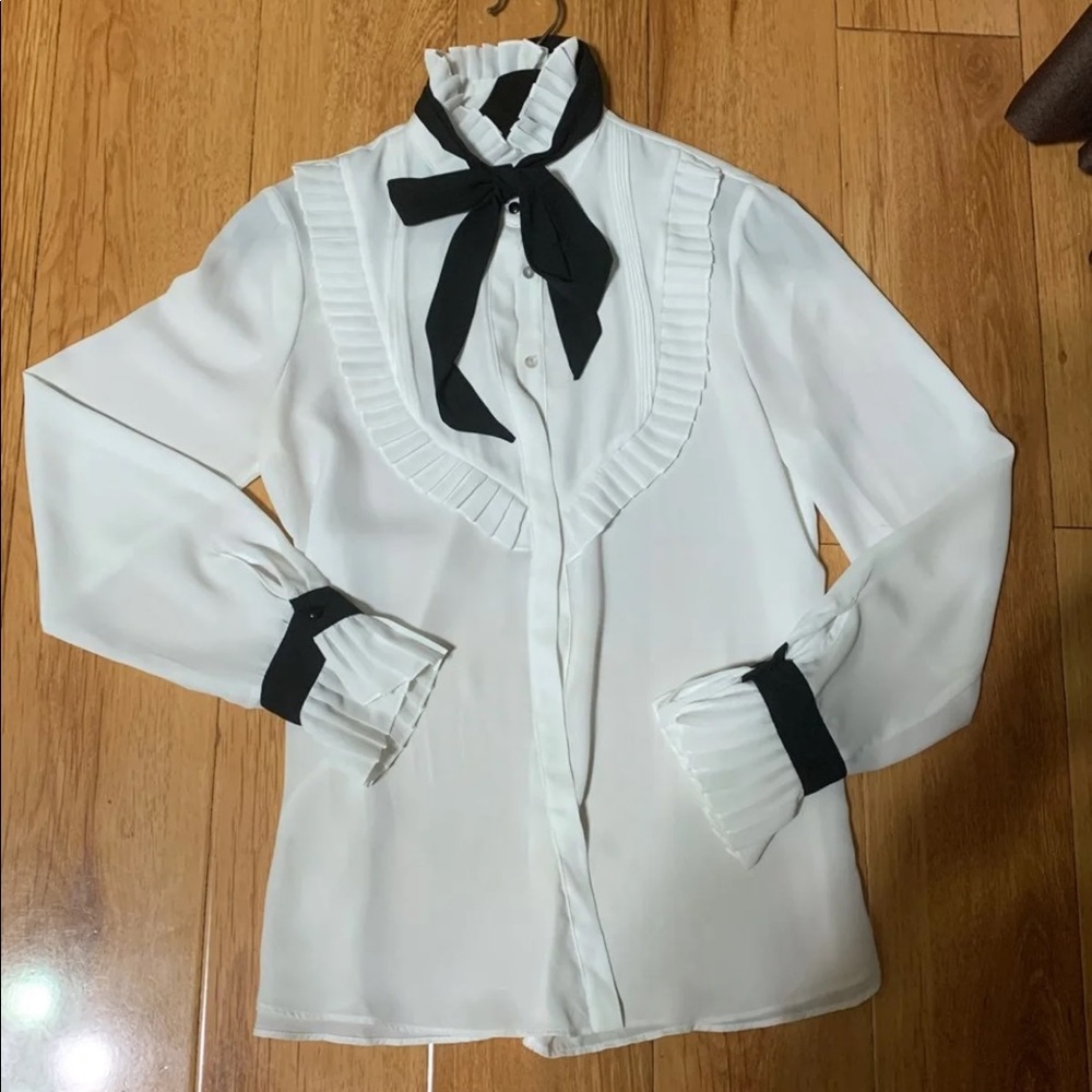 ZARA VICTORIAN STYLE CAREER Shirt. Sz sx